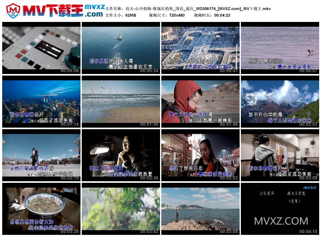 高夫-心中的海·致现在的你_国语_流行_MD306174